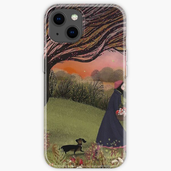The Focussed Fungus Forager iPhone Soft Case