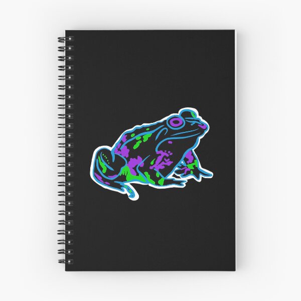 Item preview, Blue Neon Frog With White Outline  designed and sold by lnguyen1647.