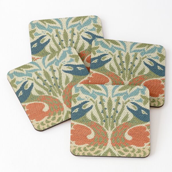 Item preview, Peacock and Dragon (1878) by William Morris designed and sold by amrmab.