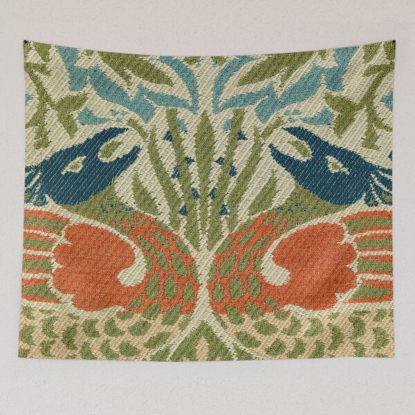 Item preview, Peacock and Dragon (1878) by William Morris designed and sold by amrmab.