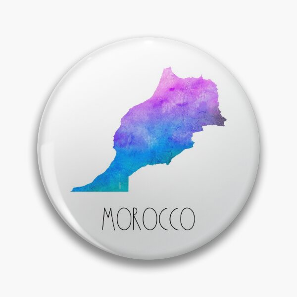Item preview, Morocco Watercolor Map - Moroccan designed and sold by MountainD.