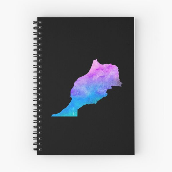 Item preview, Morocco Watercolor Map - Moroccan designed and sold by MountainD.