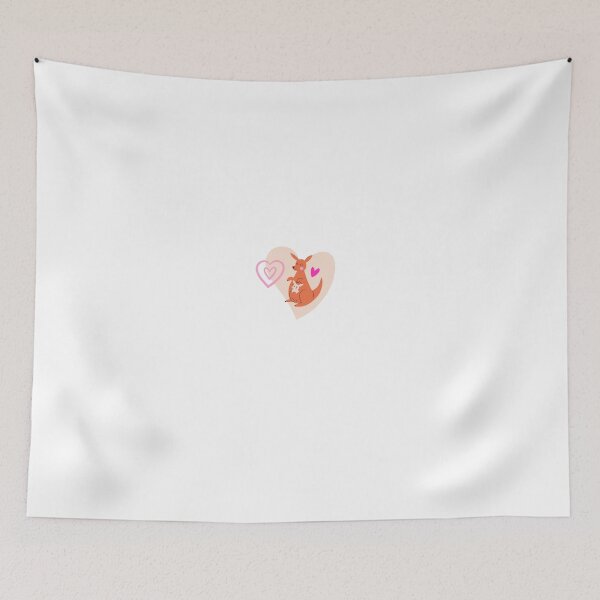 Item preview, Mother's Day Greetings Dark coral and pink kangaroo designed and sold by Amer Artist.