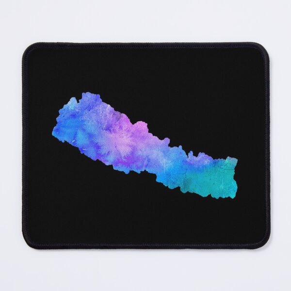 Item preview, Nepal Watercolor Map - Nepalese designed and sold by MountainD.