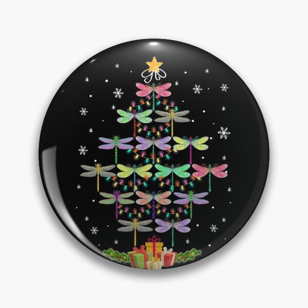 Artikelvorschau, Frohe Weihnachten Liebhaber Xmas Libelle Weihnachtsbaum entworfen und verkauft von cadieuxart.