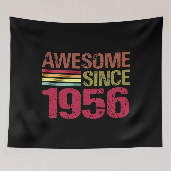 Item preview, Awesome Since 1956 Retro Vintage 65th Birthday Gift designed and sold by designbychow.