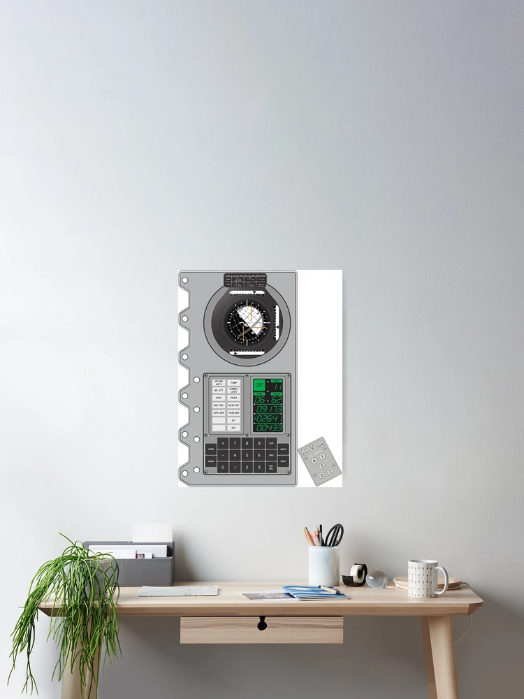 Thumbnail 2 of 3, Poster, Apollo Command Module Instruments designed and sold by Astro3antica.