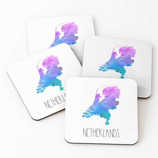 Item preview, Netherlands Watercolor Map - Dutch designed and sold by MountainD.