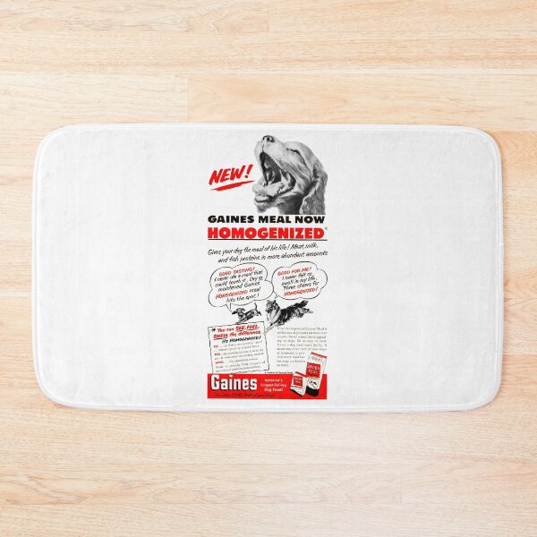 Item preview, GAINES HOMOGENIZED DOG FOOD - ADVERT designed and sold by ThrowbackAds.