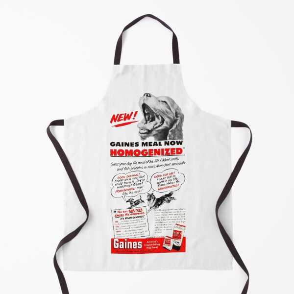 Item preview, GAINES HOMOGENIZED DOG FOOD - ADVERT designed and sold by ThrowbackAds.