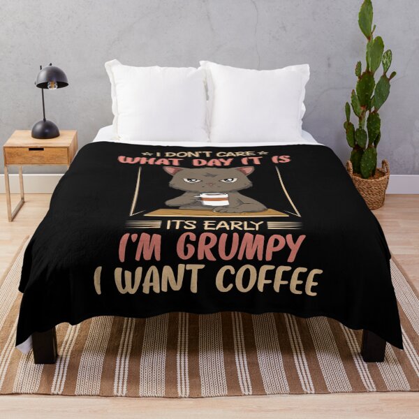 Item preview, Funny Angry Cat Coffee Lover Feline Morning Animal designed and sold by melomedia.