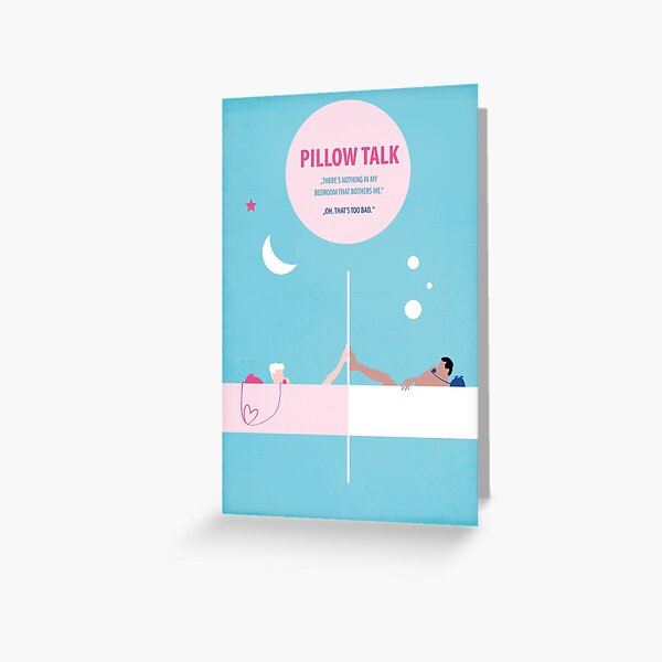 Pillow Talk Greeting Card