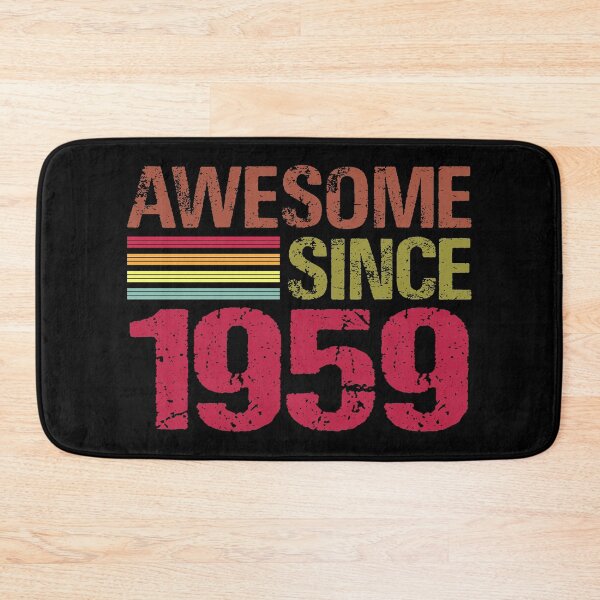 Item preview, Awesome Since 1959 Retro Vintage 62nd Birthday Gift designed and sold by designbychow.