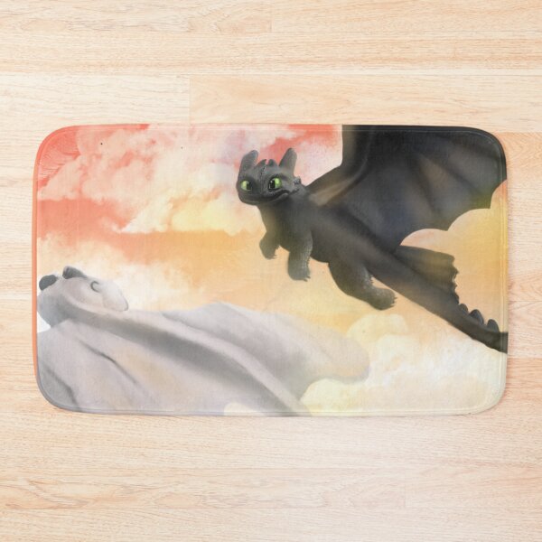 Item preview, Toothless and lightfury Flying in the Sunset designed and sold by Kaylahardyart.