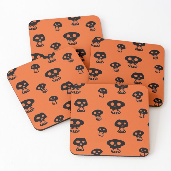 Item preview, Skull-o-ween - Halloween (Halloween orange version) designed and sold by MaesterAemon.