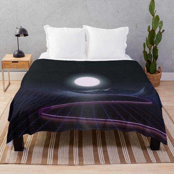 Vista previa del artículo con la obra «Neon Moonset», diseñado y vendido por AxiomDesign.