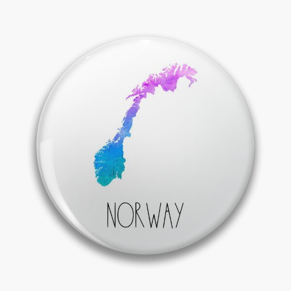Item preview, Norway Watercolor Map - Norwegian designed and sold by MountainD.