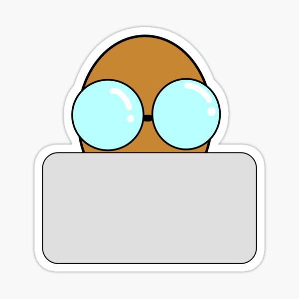 Item preview, bald programmer (dark skin) designed and sold by AurelsPrints.