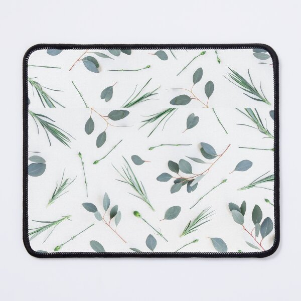 Item preview, floral leafy pattern in greens designed and sold by Celey-shop.