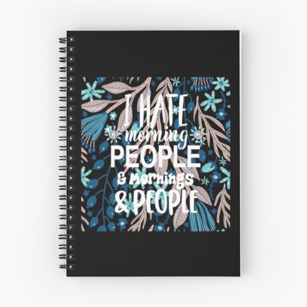 Item preview, I Hate Morning People Mornings & People designed and sold by LiveToLearn.