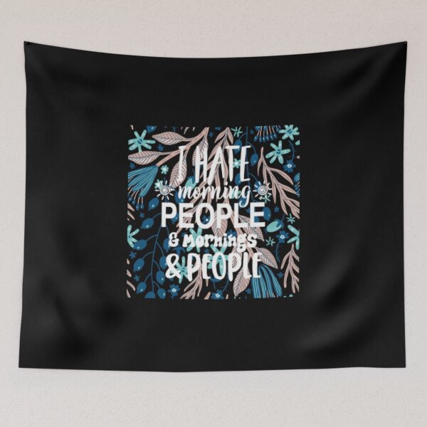 Item preview, I Hate Morning People Mornings & People designed and sold by LiveToLearn.