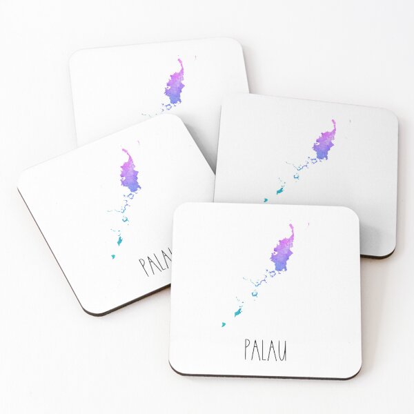 Item preview, Palau Watercolor Map - Palauan designed and sold by MountainD.