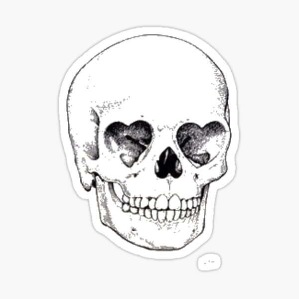 Face Bones Stickers for Sale | Redbubble