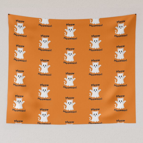 Item preview, Meow meoween orange designed and sold by punnylauren.