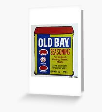 Old Bay Can Greeting Card