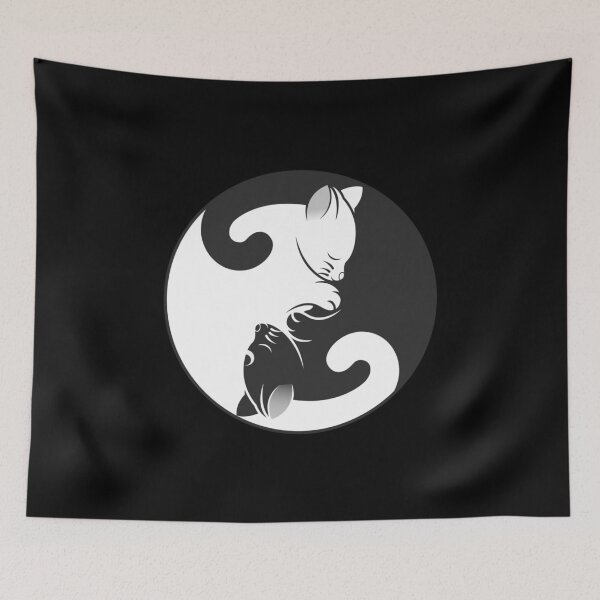 Item preview, Kitten Yin Yang designed and sold by maryedenoa.