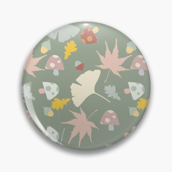 Item preview, Sage Autumn Leaf Pastel Pattern designed and sold by 22tenDesign.