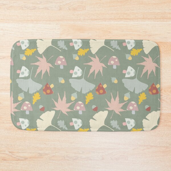 Item preview, Sage Autumn Leaf Pastel Pattern designed and sold by 22tenDesign.
