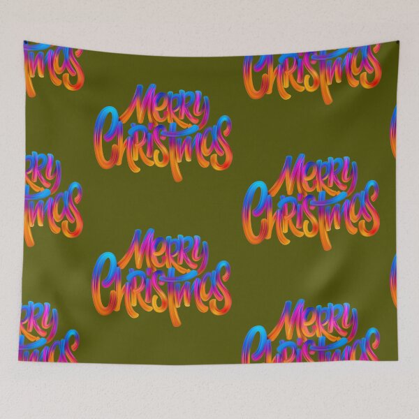 Item preview, A colorful Merry Christmas designed and sold by XcellentNomad.