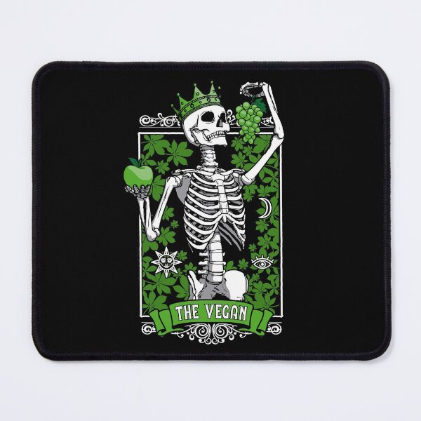 Item preview, Vegan Tarot Card Gothic Vegetarian Skull Astrology Queen designed and sold by GrandeDuc.
