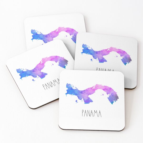 Item preview, Panama Watercolor Map - Panamanian designed and sold by MountainD.