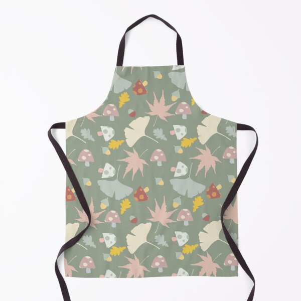 Item preview, Sage Autumn Leaf Pastel Pattern designed and sold by 22tenDesign.