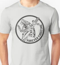 Forever Fighting, Snake & Dagger Tattoo Unisex T-Shirt