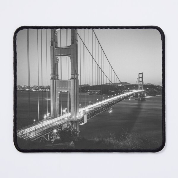 Item preview, Golden Gate Bridge, Golden Gate, San Francisco, Bridge, California, Black and White designed and sold by Magic Love Art Print.