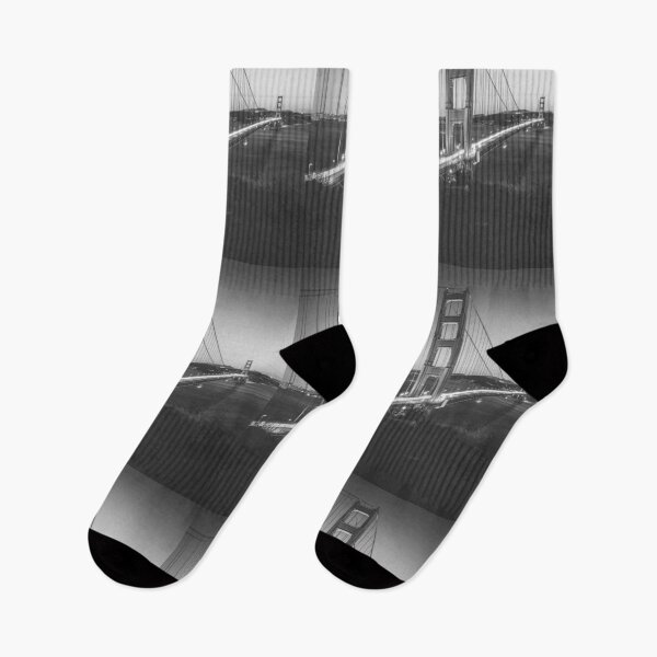 Item preview, Golden Gate Bridge, Golden Gate, San Francisco, Bridge, California, Black and White designed and sold by Magic Love Art Print.