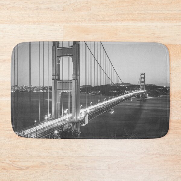 Item preview, Golden Gate Bridge, Golden Gate, San Francisco, Bridge, California, Black and White designed and sold by Magic Love Art Print.