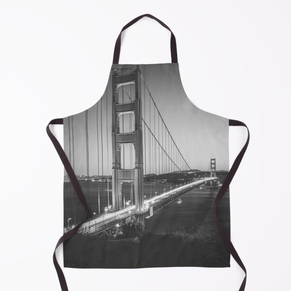 Item preview, Golden Gate Bridge, Golden Gate, San Francisco, Bridge, California, Black and White designed and sold by Magic Love Art Print.