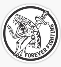 Forever Fighting, Snake & Dagger Tattoo Sticker