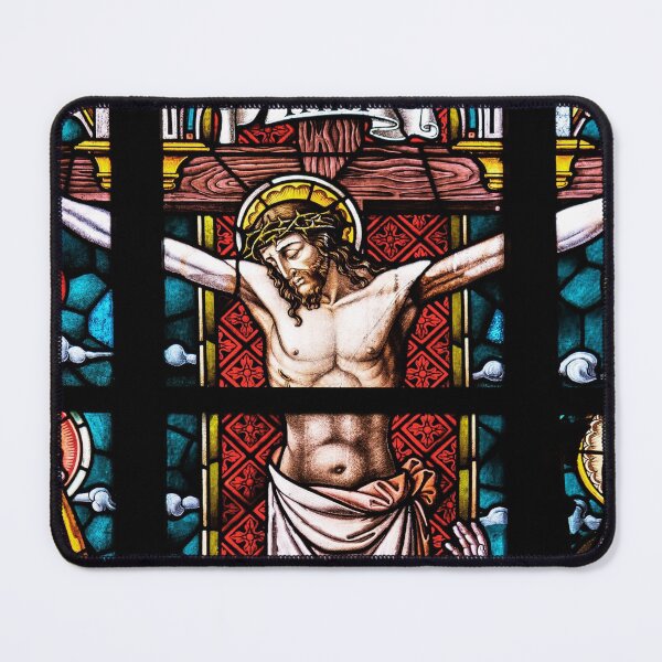 Item preview, Stained Glass with Our Lord Jesus designed and sold by AnimaChristi.
