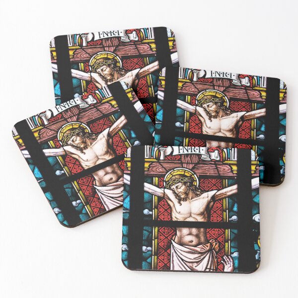 Item preview, Stained Glass with Our Lord Jesus designed and sold by AnimaChristi.