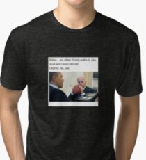 Joe Biden Funny Meme Obama T-Shirt Tri-blend T-Shirt