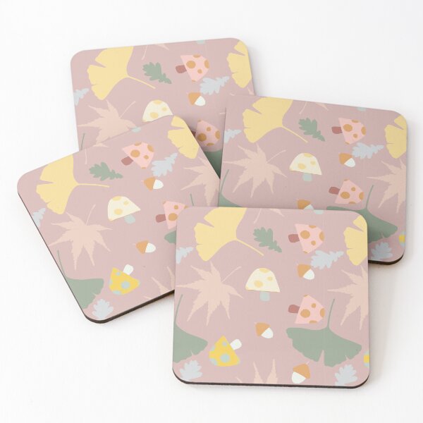 Item preview, Dusty Pink Japanese Autumn Leaf Pastel Pattern designed and sold by 22tenDesign.