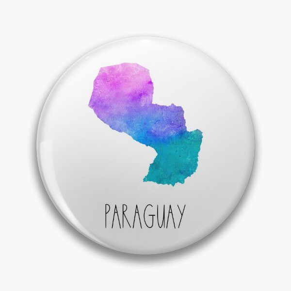 Item preview, Paraguay Watercolor Map - Paraguayan designed and sold by MountainD.