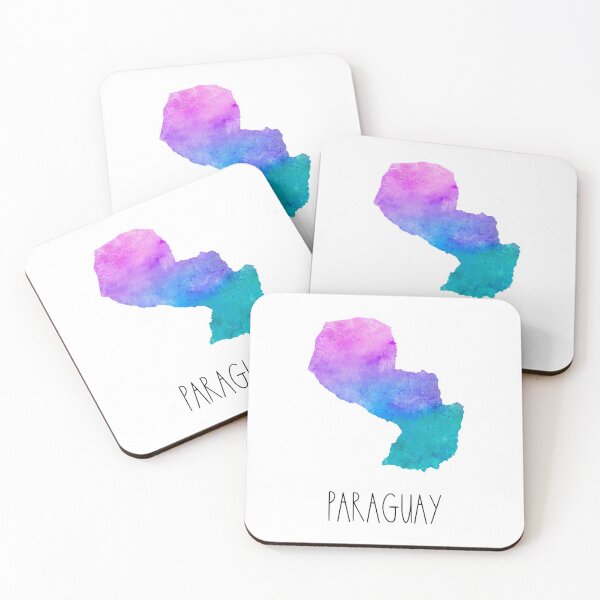 Item preview, Paraguay Watercolor Map - Paraguayan designed and sold by MountainD.