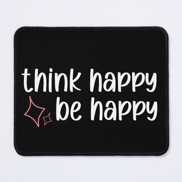 Item preview, Think happy be happy designed and sold by Letter & Petal.
