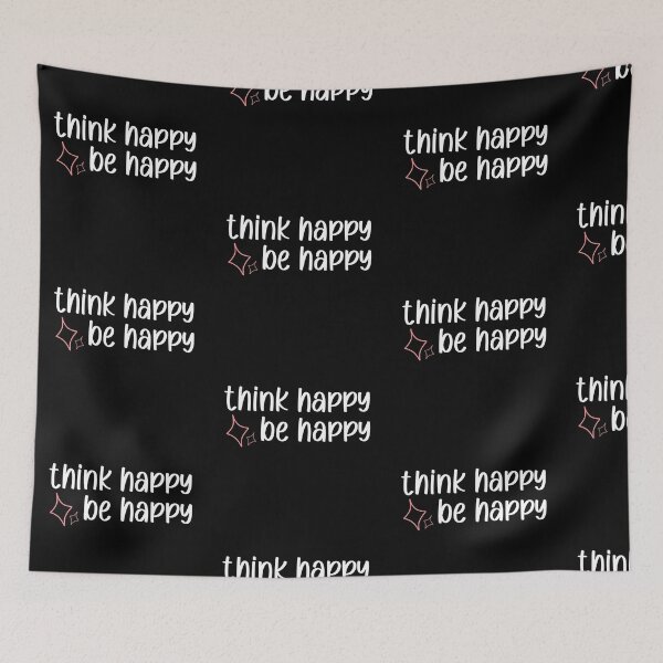 Item preview, Think happy be happy designed and sold by Letter & Petal.